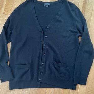 Lord & Taylor Men's Classic Black Cardigan